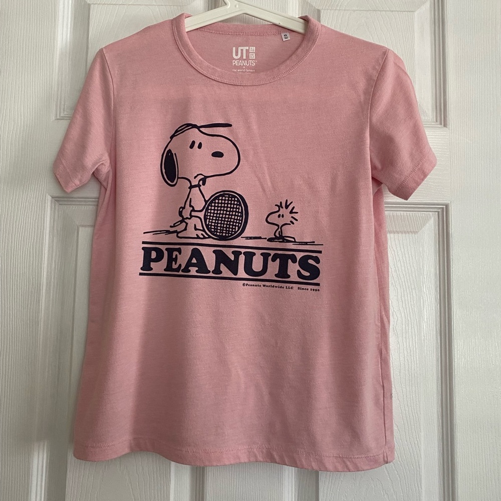 Pink Peanuts Short Sleeves Top